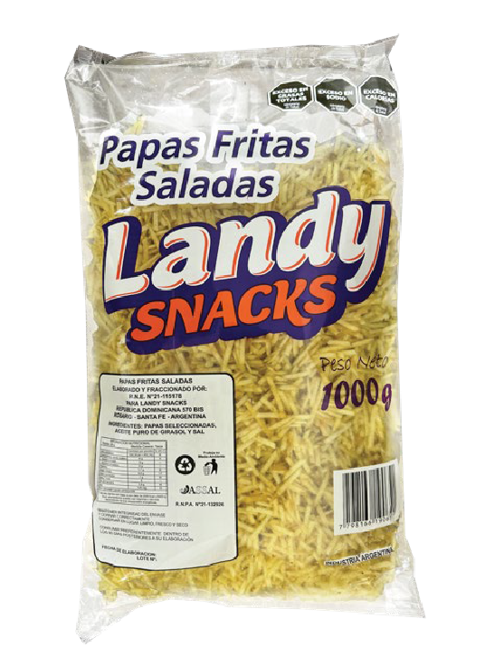 PAPAS FRITAS SALADAS<br />
PAY