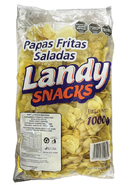 papas fritas saladas